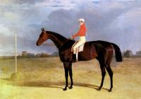 Herring, John Frederick Jr - A Dark Bay Racehorse with Patrick Connolly Up